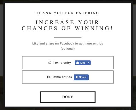running a raffle on facebook.